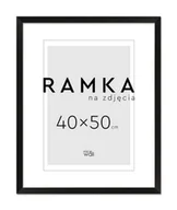 Ramki na zdjęcia - Ramka na zdjęcia 40x50 cm Czarna - miniaturka - grafika 1