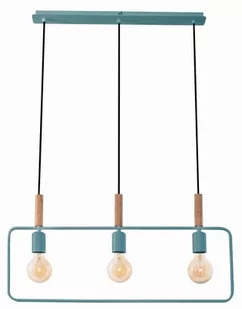 Candellux FRAME Miętowa 3xE27 Lampa wisząca 33-73754 33-73754 - Lampy sufitowe - miniaturka - grafika 1