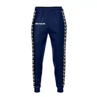 Torby męskie - GIVOVA Spodnie Terry Band, Unisex, Niebieski - miniaturka - grafika 1