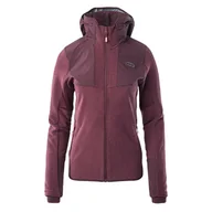 Bluzy sportowe damskie - Damska Bluza HI-TEC LADY TORFO M000177026 – Bordowy - miniaturka - grafika 1