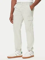 Spodnie męskie - Tommy Jeans Joggery Austin DM0DM21791 Zielony Slim Fit - miniaturka - grafika 1