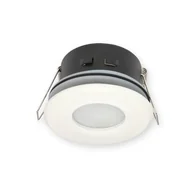 Lampy sufitowe - LED Line IP44 lampa sufitowa wpuszczana ramka wodoodporna reflektor wpuszczany reflektor punktowy okrągły biały wykonany z aluminium - miniaturka - grafika 1
