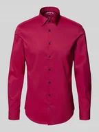 Koszule męskie - Koszula biznesowa o kroju slim fit z kołnierzykiem typu kent - miniaturka - grafika 1