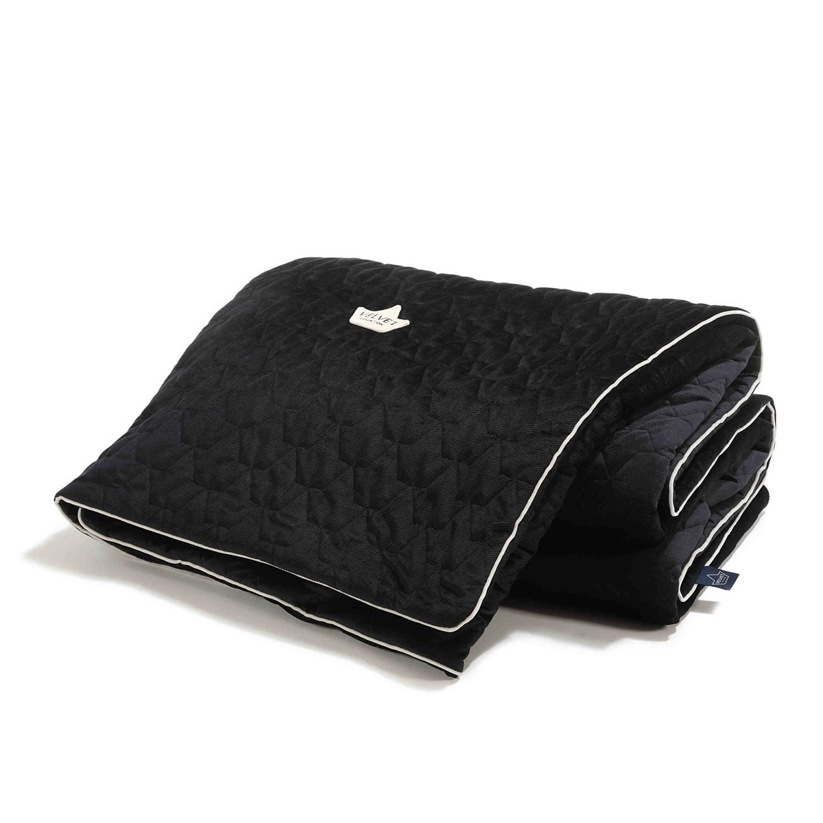 La Millou - Ciepły Koc Velvet Pure BLACK