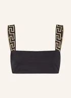 Stroje kąpielowe - Versace Góra Od Bikini Bustier schwarz - miniaturka - grafika 1