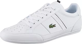 Sneakersy męskie - Lacoste Męskie sneakersy, półbuty, Wht Blk, 47 EU - grafika 1