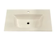 Umywalki - Umywalka Nablatowa / Wpuszczana W Blat, Prostokątna, Biała, 82 X 49 Cm, Polski Producent / Idealstones - miniaturka - grafika 1