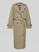 Płaszcze męskie - Trencz z wiązanym paskiem model ‘CHLOE’ - miniaturka - grafika 1