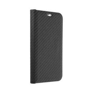 Forcell Kabura LUNA Book Carbon do SAMSUNG Galaxy S10 Plus czarny - Etui i futerały do telefonów - miniaturka - grafika 1