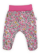 Śpiochy dla niemowląt - Niemowlęcy półśpioch bawełniany w kwiaty różowy Nicol,r.56 - miniaturka - grafika 1