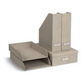 Akcesoria na biurko - Kartonowe organizery na dokumenty zestaw 5 szt. Holger – Bigso Box of Sweden - miniaturka - grafika 1