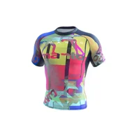 Kimona, stroje i obuwie - Rashguard do MMA męski Manto Neon Abstract - miniaturka - grafika 1