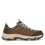Buty trekkingowe damskie - Trekkingi Skechers Trego 180119/CHOC Brązowy - miniaturka - grafika 1