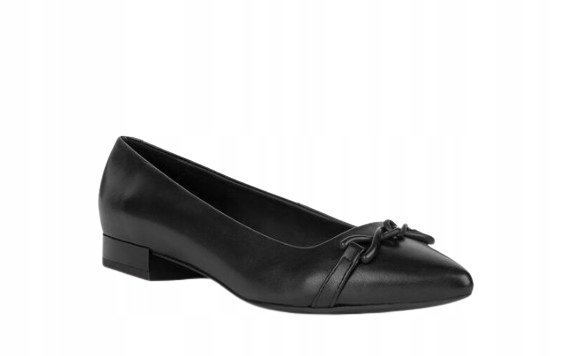 GEOX DAMSKIE BALERINY CZARNE WSUWANE 39 J6A