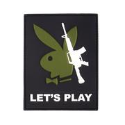 Odzież taktyczna i umundurowanie - 101 Inc. - Naszywka 3D - Playboy Gun / Let's Play - 444130-7208 - miniaturka - grafika 1