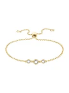 Bransoletki - Tamaris Srebrna bransoletka z cyrkoniami - miniaturka - grafika 1