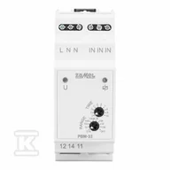 Sterowniki i przekaźniki - Przekaźnik bistabilny (impulsowy) przełączany w zerze z funkcją ograniczenia czasowego, 230V AC PBM-33 - miniaturka - grafika 1