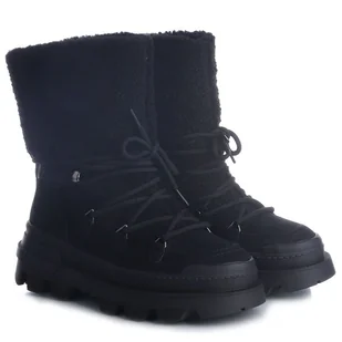Śniegowce damskie Lee Cooper LCJ-24-47-3148L BLACK czarne 36 - Śniegowce damskie - miniaturka - grafika 1