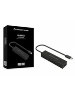 Huby USB - Conceptronics Conceptronic - hub - 4 ports USB hub - 4 - Czarny HUBBIES07B - miniaturka - grafika 1