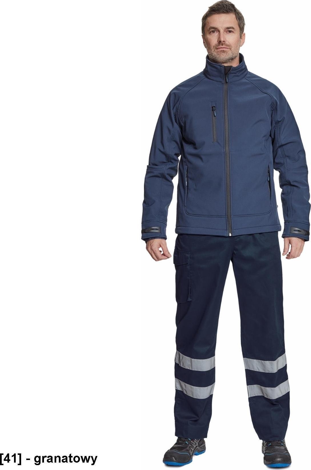 CERVA CHITRA SOFTSHELL - kurtka - granatowy M