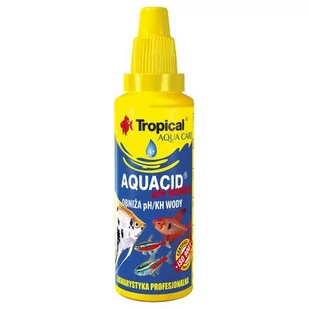 Tropical Aquacid ph Minus środek do zakwaszania wody obniża pH 30ml - Preparaty do akwarium - miniaturka - grafika 1
