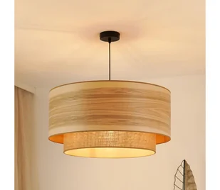 Brilagi - Żyrandol na lince MONTANA BOHO 1xE27/15W/230V śr. 60 cm brązowy/czarny - Lampy sufitowe - miniaturka - grafika 1