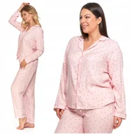 Piżamy damskie - Urocza PI��AMA DAMSKA w Groszki Dwucz����ciowa D��ugi R��kaw Spodnie MORAJ M - miniaturka - grafika 1