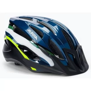 Alpina Kask rowerowy MTB17 ciemno niebieski-neonowy 58-61 A 9719 3 81 - Kaski rowerowe - miniaturka - grafika 1