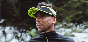 COMPRESSPORT Daszek biegowy ULTRALIGHT VISOR V2 FLASH black/fluo yellow - Czapki i chusty sportowe damskie - miniaturka - grafika 3