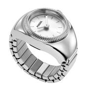 Zegarki damskie - Zegarek Fossil ES5245 w formie pierścionka w kolorze srebra - Natychmiastowa WYSYŁKA 0zł (DHL DPD INPOST) | Grawer 1zł | Zwrot 100 dni - miniaturka - grafika 1