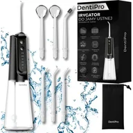 Irygatory do zębów - Irygator ALPHA DentiPro SWF-05 Czarny - miniaturka - grafika 1