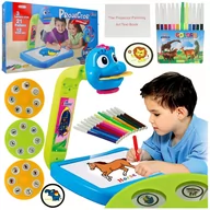 Zabawki kreatywne - Projektor Do Rysowania 21 Slajdów Mazaki Rzutnik Y258 - miniaturka - grafika 1