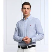 Koszule męskie - POLO RALPH LAUREN Lniana koszula | Slim Fit - miniaturka - grafika 1