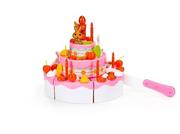 Zabawki AGD - Multistore, Zabawa w przyjęcie urodzinowe, Tort do krojenia, 125 elem. - miniaturka - grafika 1