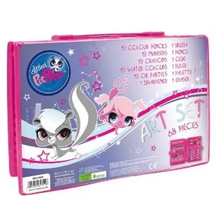 STARPAK Zestaw artystyczny, 68 el., Littlest Pet Shop, - Zabawki kreatywne - miniaturka - grafika 1