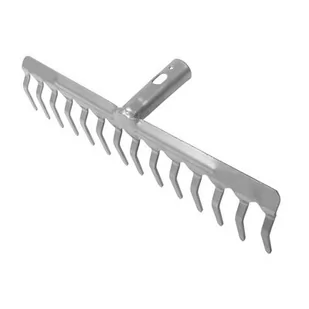 Grabie stalowe wzmacniane 14 zębne KLIK - Pozostałe akcesoria do uprawy roślin - miniaturka - grafika 1