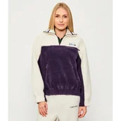 Bluzy damskie - Lacoste Polarowa bluza Oversize fit z dodatkiem wełny - miniaturka - grafika 1