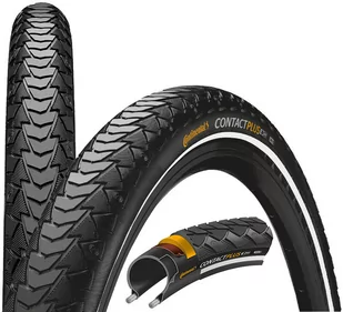 Continental Opona Contact Plus czarny / Rozmiar koła: 28" / Szerokość: 1,6 101006 - Opony rowerowe - miniaturka - grafika 1