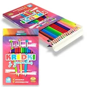 Przybory szkolne - Penword Kredki z gumką 18kol 2555-18-G - miniaturka - grafika 1