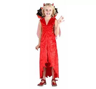 GoDan strój dla dzieci Diablica, Hallowenn, rozm. 110/120 cm - Stroje karnawałowe - miniaturka - grafika 1