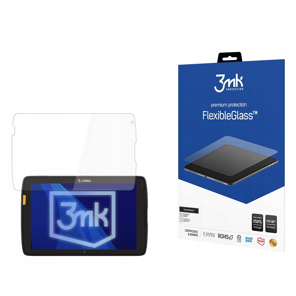 Nietłukące szkło hybrydowe na ekran Zebra ET40 / ET45 10
