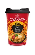 Szybkie dania obiadowe - Oyakata Danie Japoński Hot Chicken&Cheese (pikantne) kubek 97g - miniaturka - grafika 1