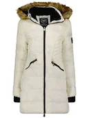 Kurtki damskie - Maison Montaigne Parka "Abeimai" w kolorze kremowym - miniaturka - grafika 1