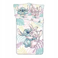 Pościel dla dzieci - Pościel Lilo i Stitch Leaves 140x200 cm Poszewka 60x80 Bawełna 100% - miniaturka - grafika 1