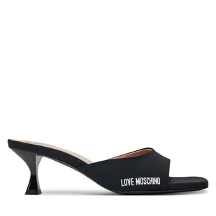 Klapki LOVE MOSCHINO JA28045G0MIM0000 Czarny - Klapki i japonki damskie - miniaturka - grafika 1