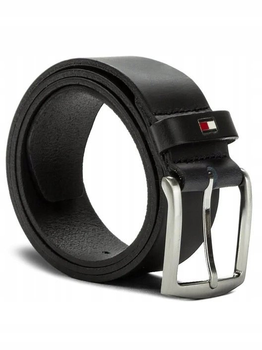 Pasek męski Tommy Hilfiger Denton Black r. 95