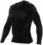 Bluzy sportowe damskie - Brubeck Bluza termoaktywna DRY LS13080 Czarna/Grafit - miniaturka - grafika 1