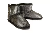 Botki damskie - EMU AUSTRALIA T12358 WALLABY MINI METALLIC TEENS black, botki damskie - Emu Australia - miniaturka - grafika 1