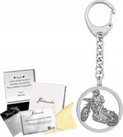 Breloki - Radziszewska Jewellery Brelok do kluczy Żużel Speedway Prezent Srebro Mężczyzna GRAWER GRATIS - miniaturka - grafika 1