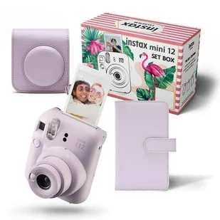 FUJIFILM Instax mini 12 Set Box (album + etui) Fioletowy - Aparaty natychmiastowe - miniaturka - grafika 1